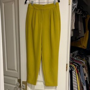 Express Mustard Ankle Pants